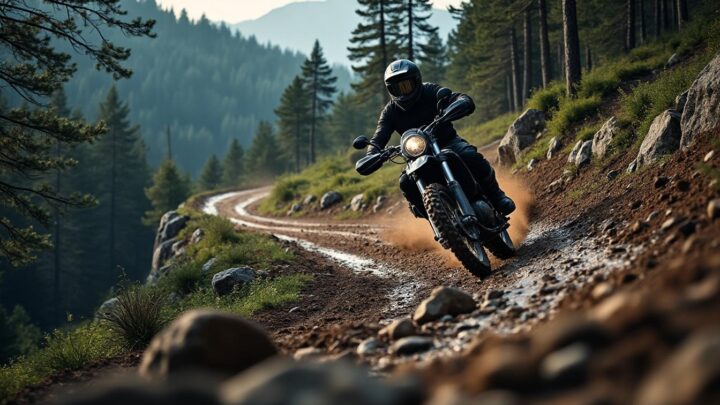 Les régions idéales pour des itinéraires off-road moto inoubliables