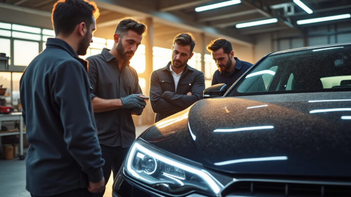 Avis des experts sur les prix de la peinture complète de voiture au black en 2024