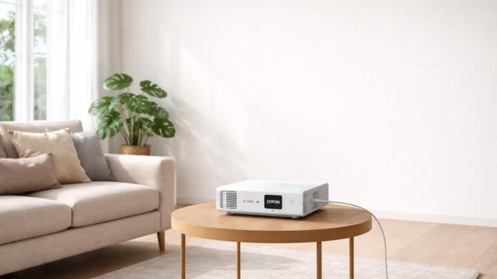 Lumière : choisir le bon emplacement pour mini vidéoprojecteur Epson, conseils