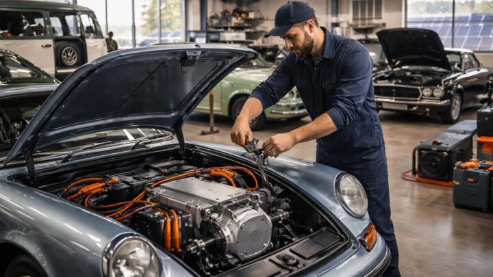 Découvrez comment un garage Rétrofit électrique transforme vos vieux véhicules en occasions modernes