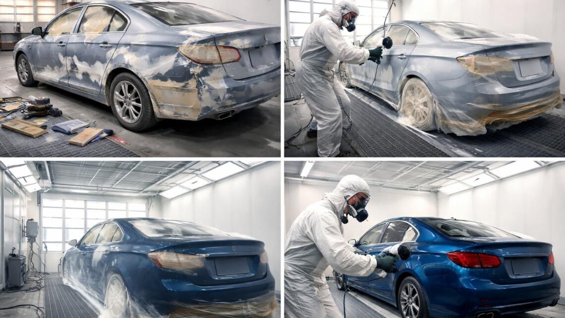 Étapes clés pour repeindre sa voiture comme un professionnel