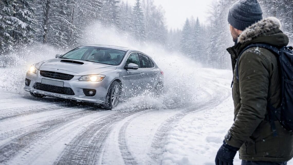 Ripage excessif de la voiture en hiver : conseils pour rester en sécurité