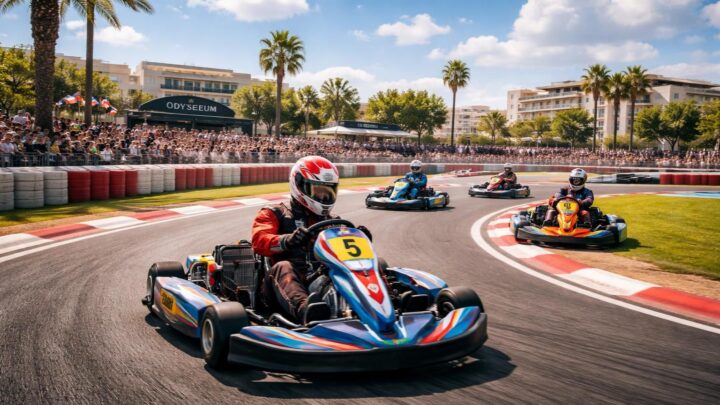 Venez vivre la passion du karting Odysseum à Montpellier