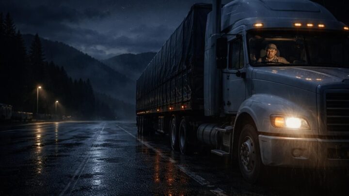 Reportage sur les routiers : Les défis de la conduite de nuit et de l&rsquo;isolement