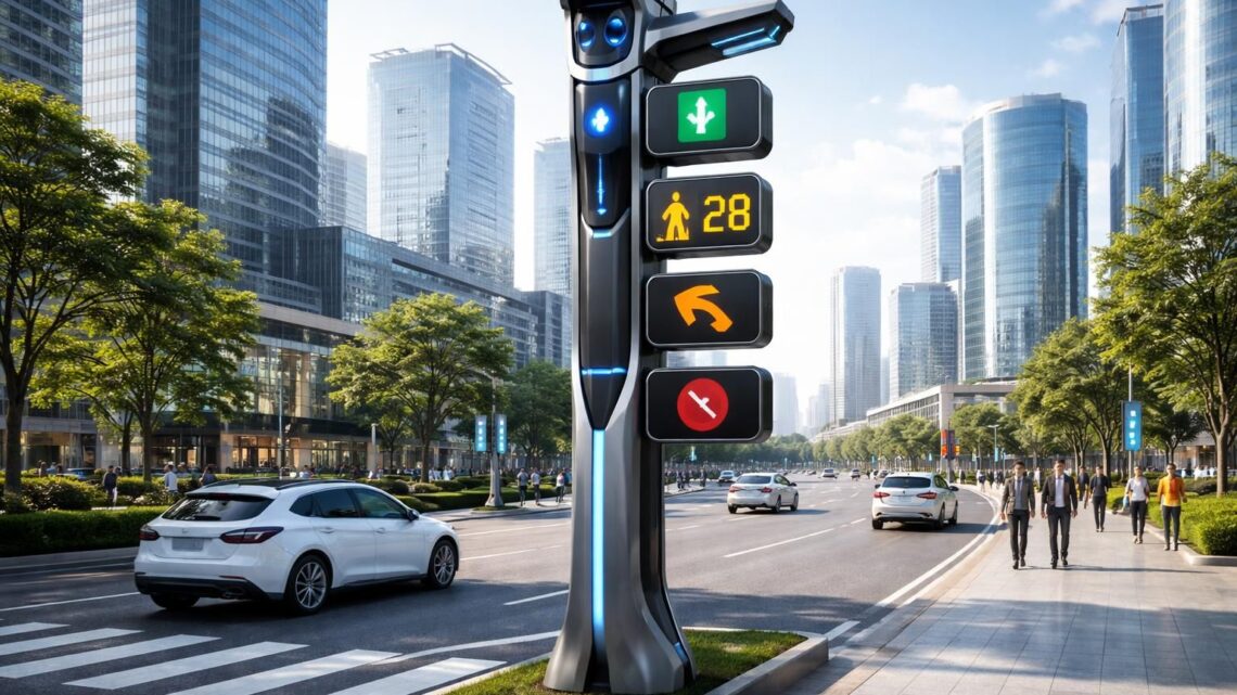 Nouvelle technologie : Les poteaux de signalisation routière intelligents